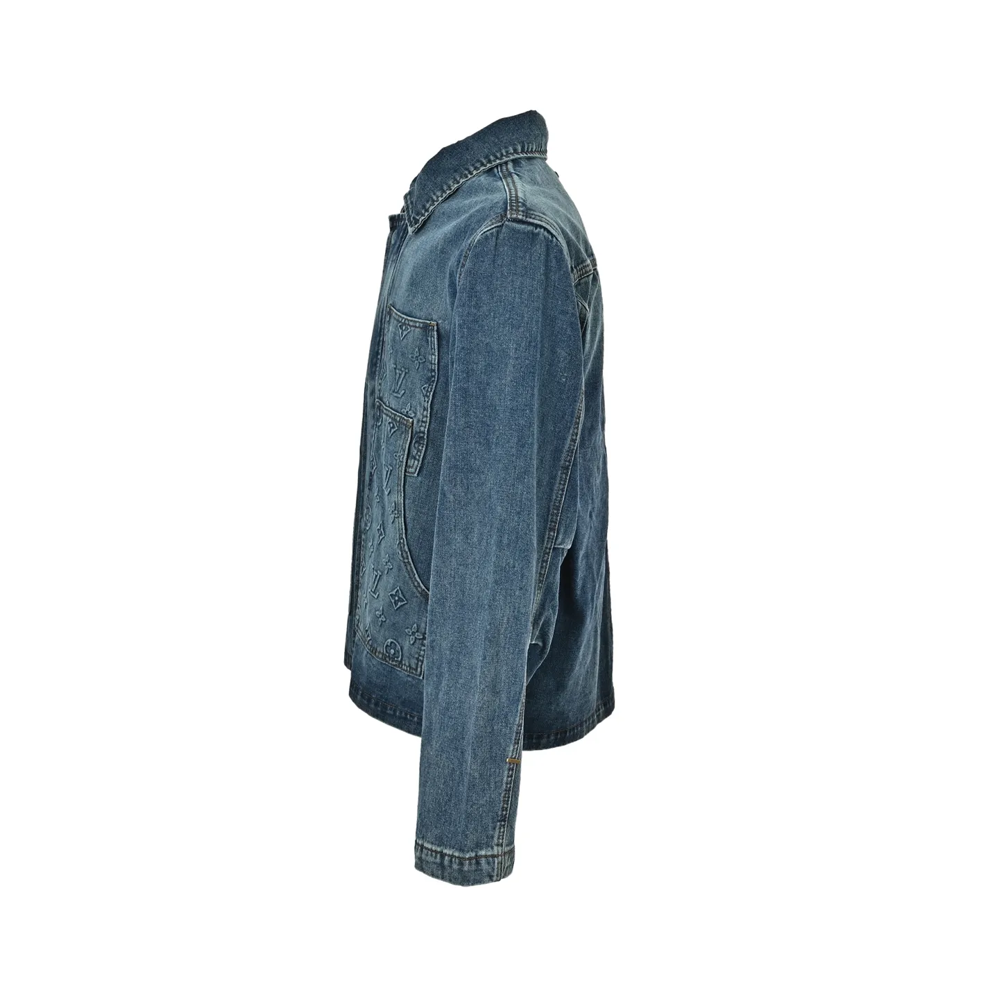Louis Vuitton/Louis Vuitton embossed denim jacket